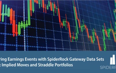 Exploring Earnings Events with SpiderRock Gateway Data Sets Part 2: Implied Moves and Straddle Portfolios