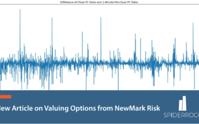 New Article on Valuing Options from NewMark Risk